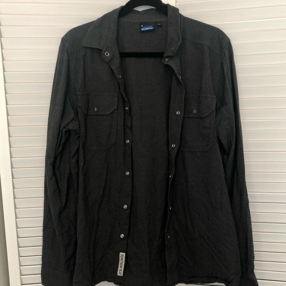 Grey Men’s Kavu Button Down